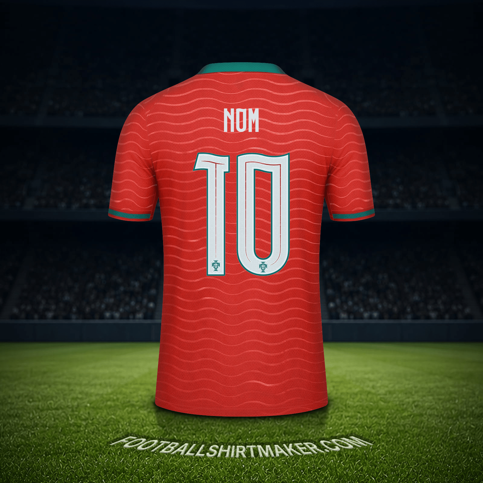 Maillot Portugal Coupe du monde 2026 -  nom - 10