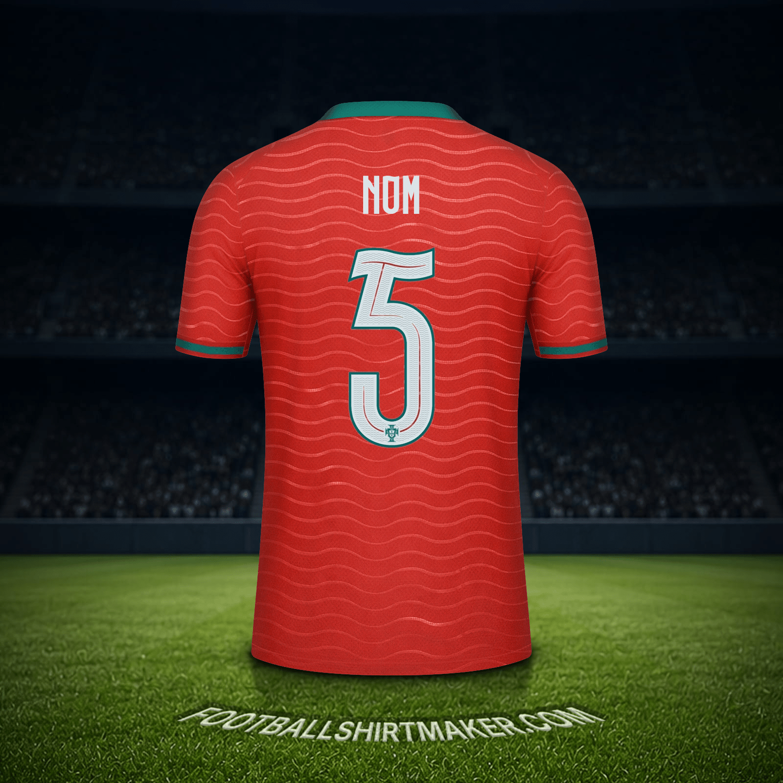 Maillot Portugal Coupe du monde 2026 -  nom - 5