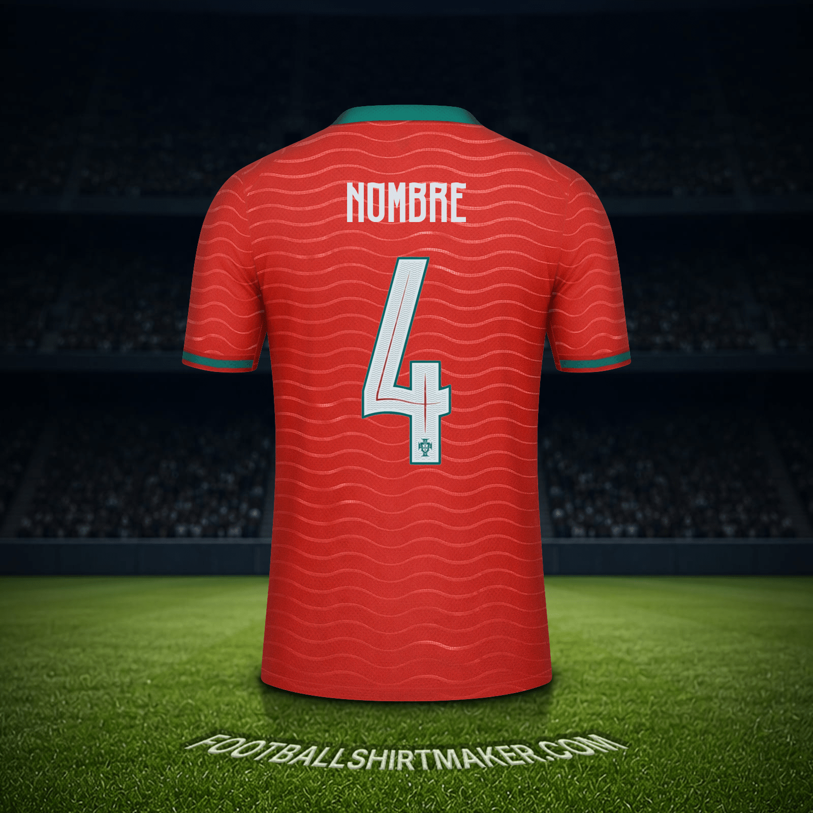 Jersey Portugal Mundial 2026 -  nombre - 4