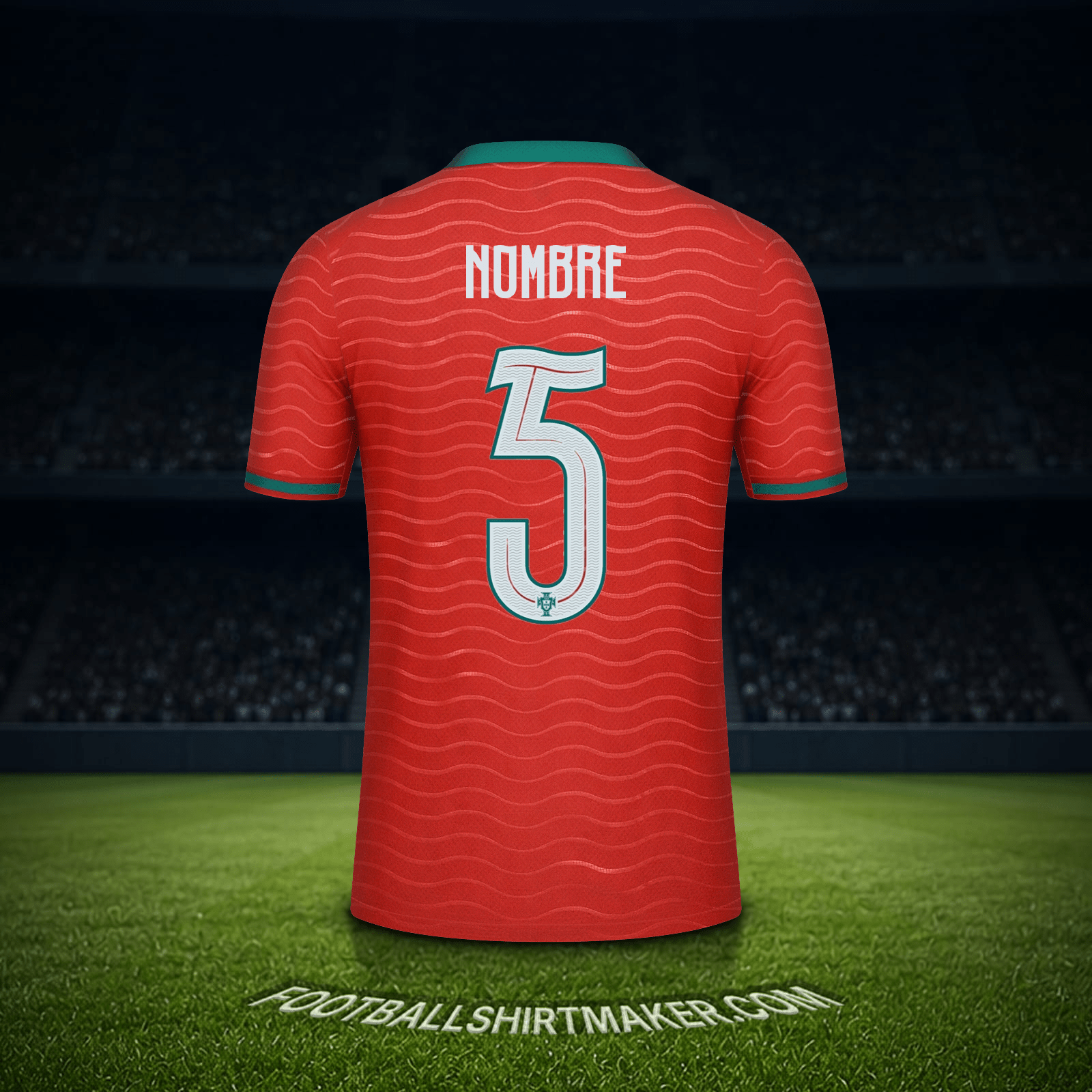 Jersey Portugal Mundial 2026 -  nombre - 5