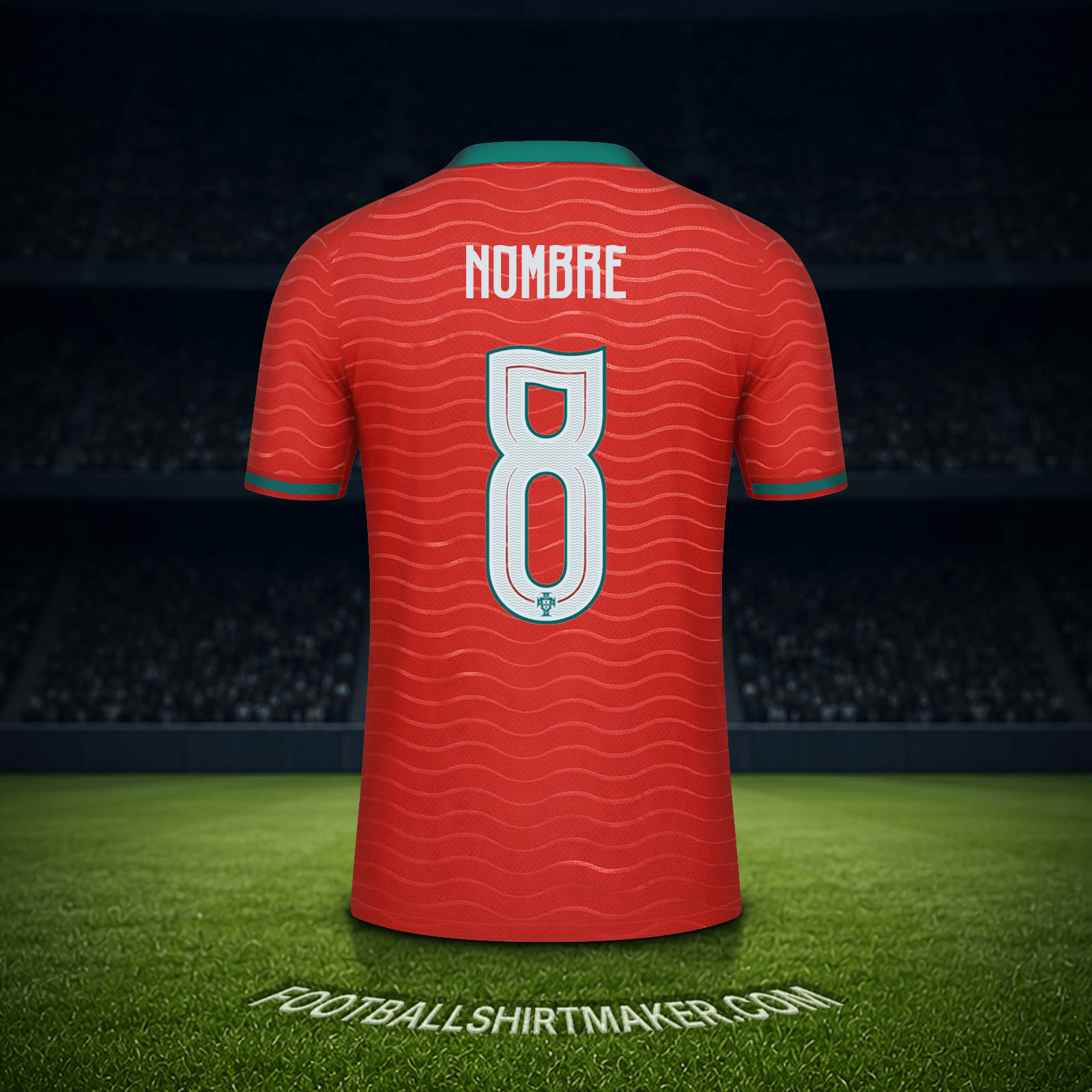 Jersey Portugal Mundial 2026 -  nombre - 8
