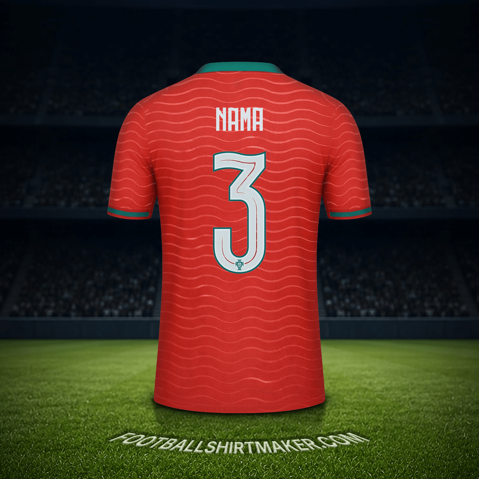 Jersey Portugal Piala Dunia 2026 -  nama - 3