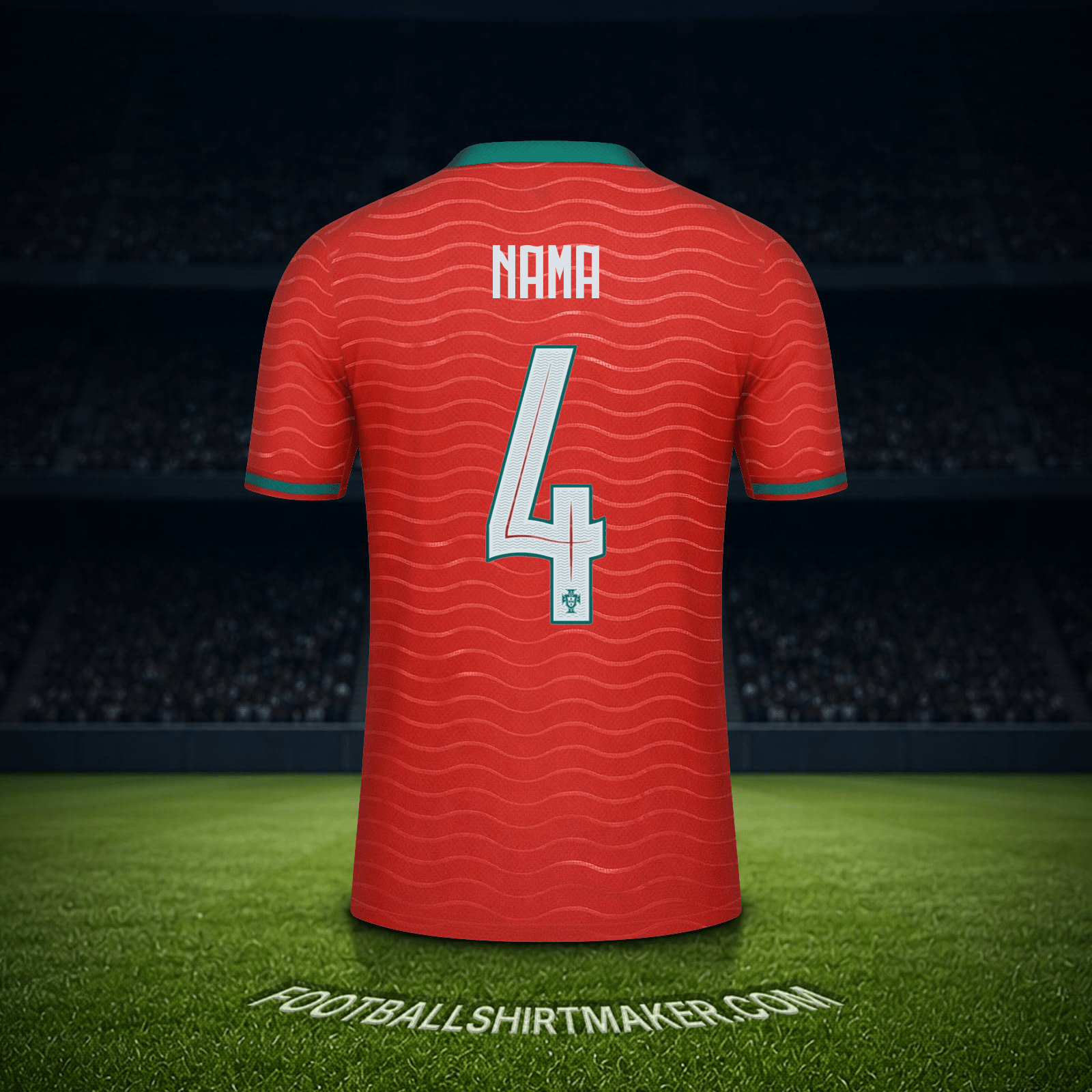 Jersey Portugal Piala Dunia 2026 -  nama - 4
