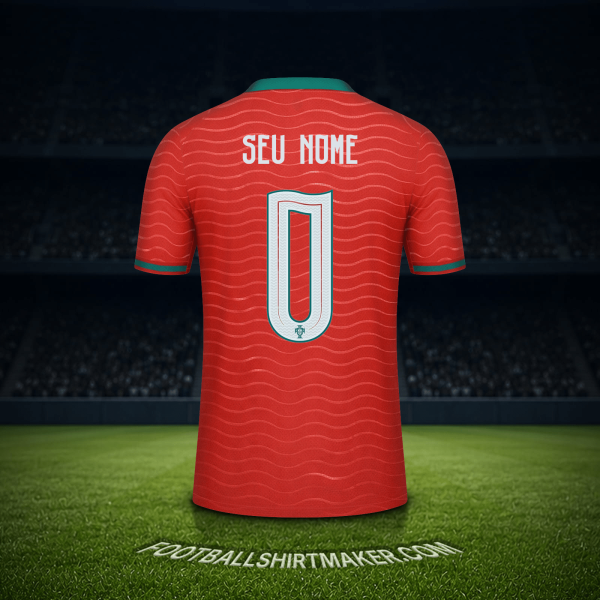 Camisa Portugal Copa do Mundo 2026 -  seu nome - 0