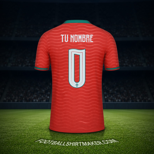Camiseta Portugal Mundial 2026 -  tu nombre - 0