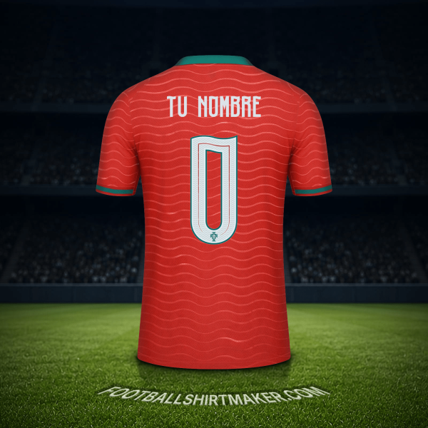 Camiseta Portugal Mundial 2026 -  tu nombre - 0