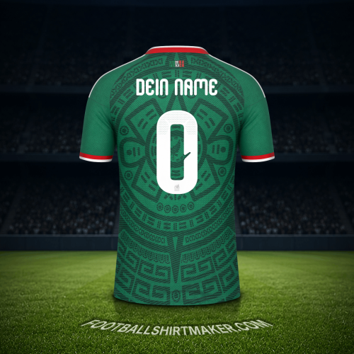 Trikot Mexiko Weltmeisterschaft 2026 -  dein name - 0