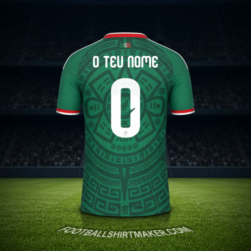 Camisola México Copa do Mundo 2026 -  o teu nome - 0