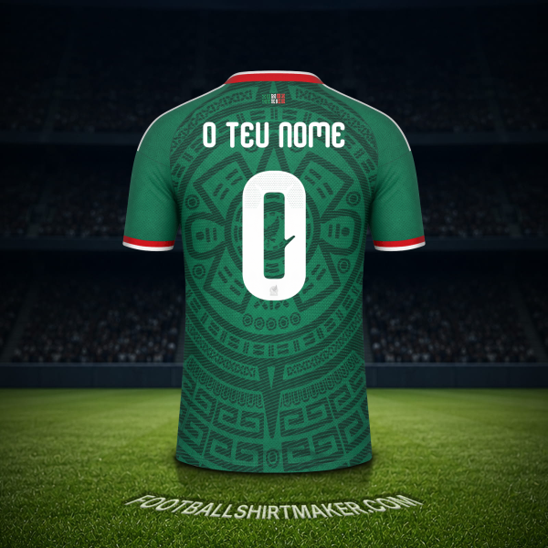 Camisola México Copa do Mundo 2026 -  o teu nome - 0