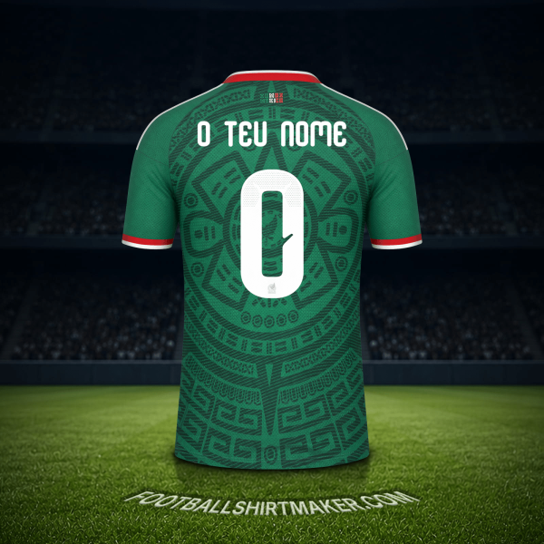 Camisola México Copa do Mundo 2026 -  o teu nome - 0