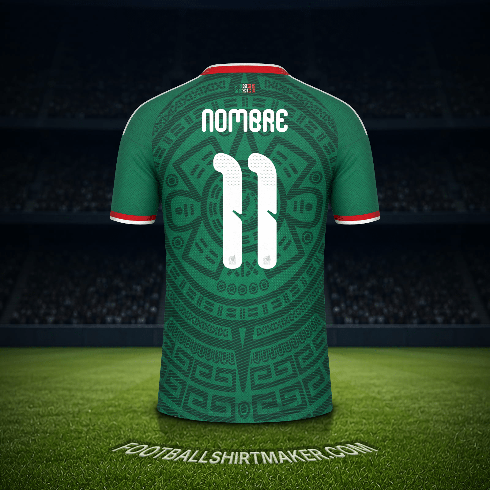 Jersey Mexico Mundial 2026 -  nombre - 11