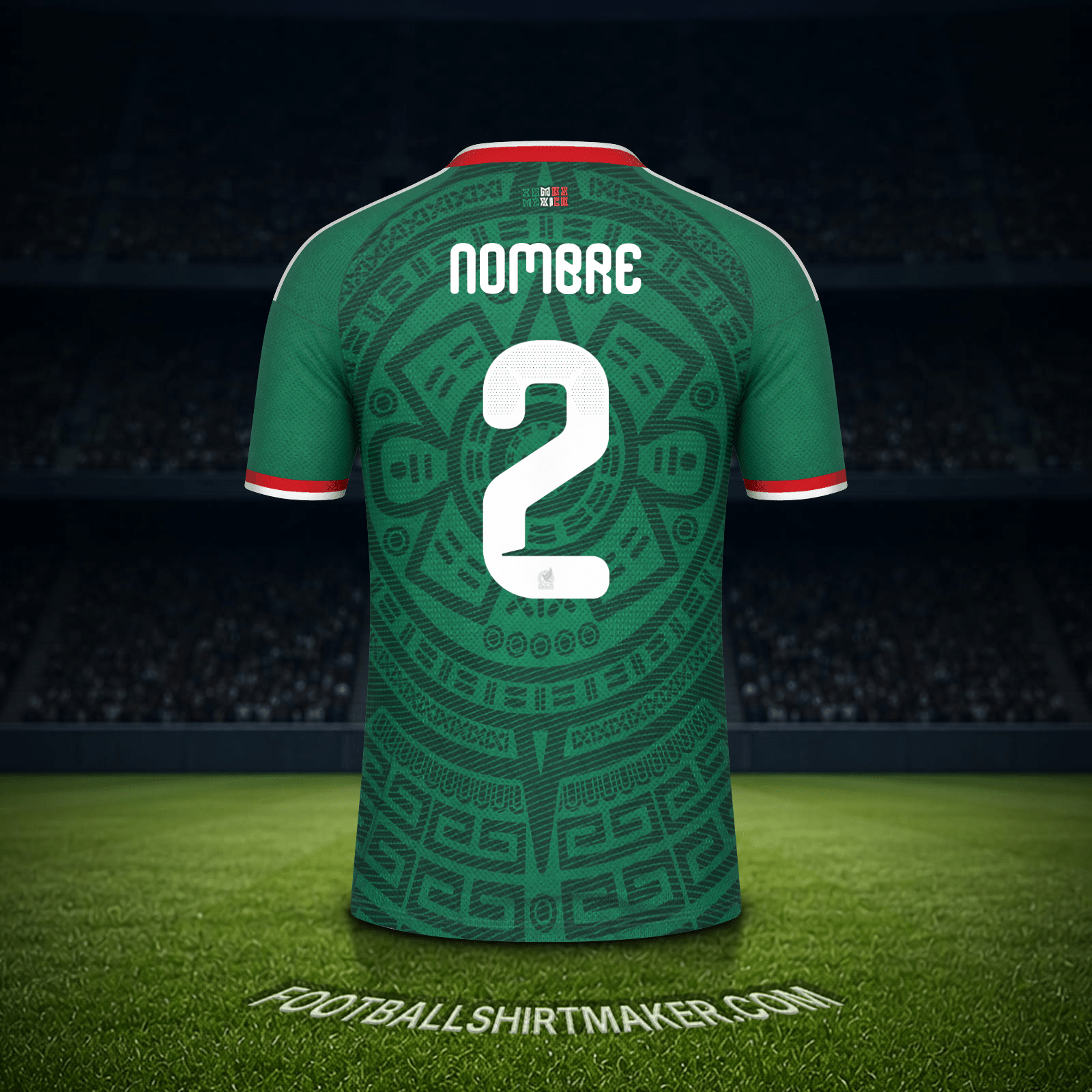Jersey Mexico Mundial 2026 -  nombre - 2