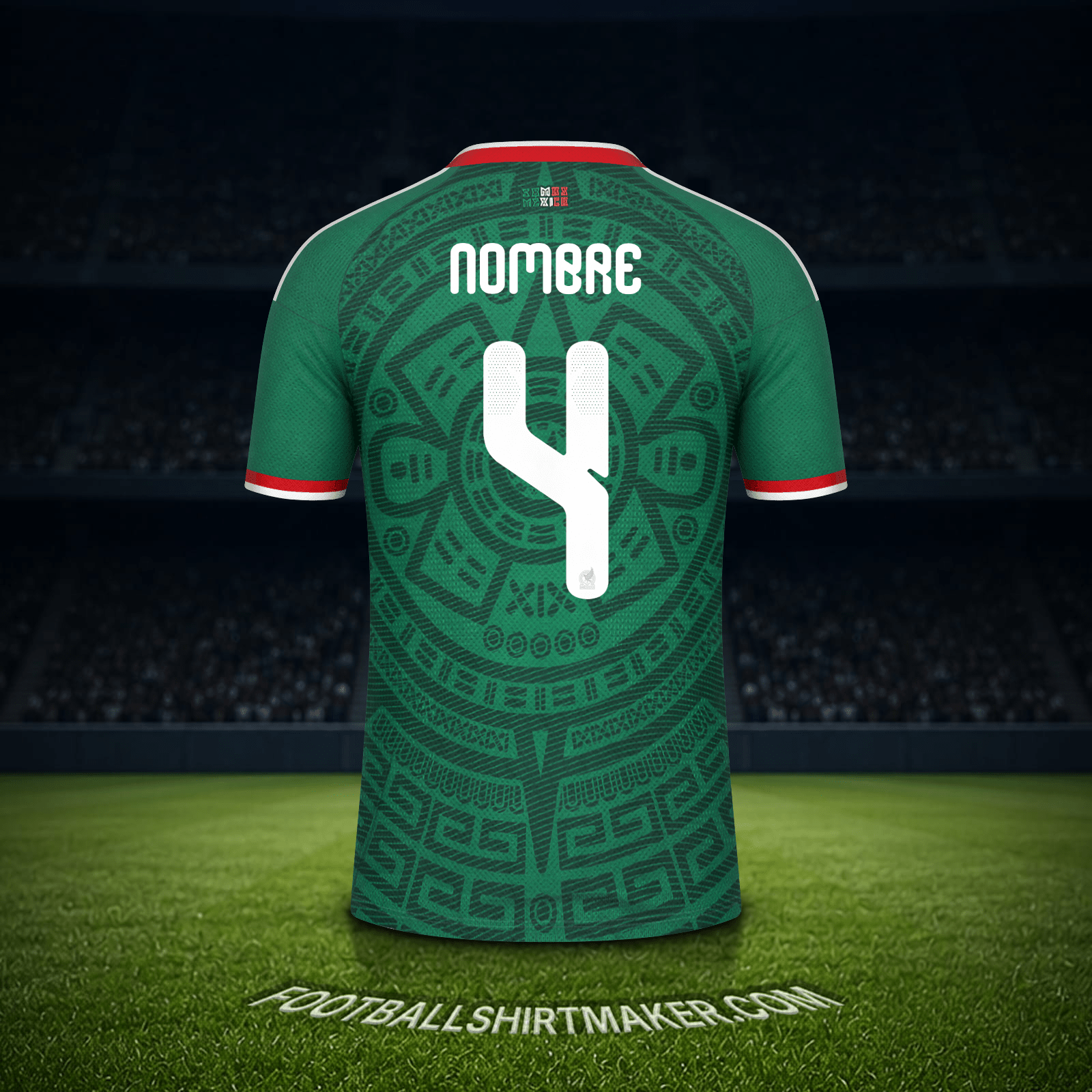 Camiseta Mexico Mundial 2026 -  nombre - 4