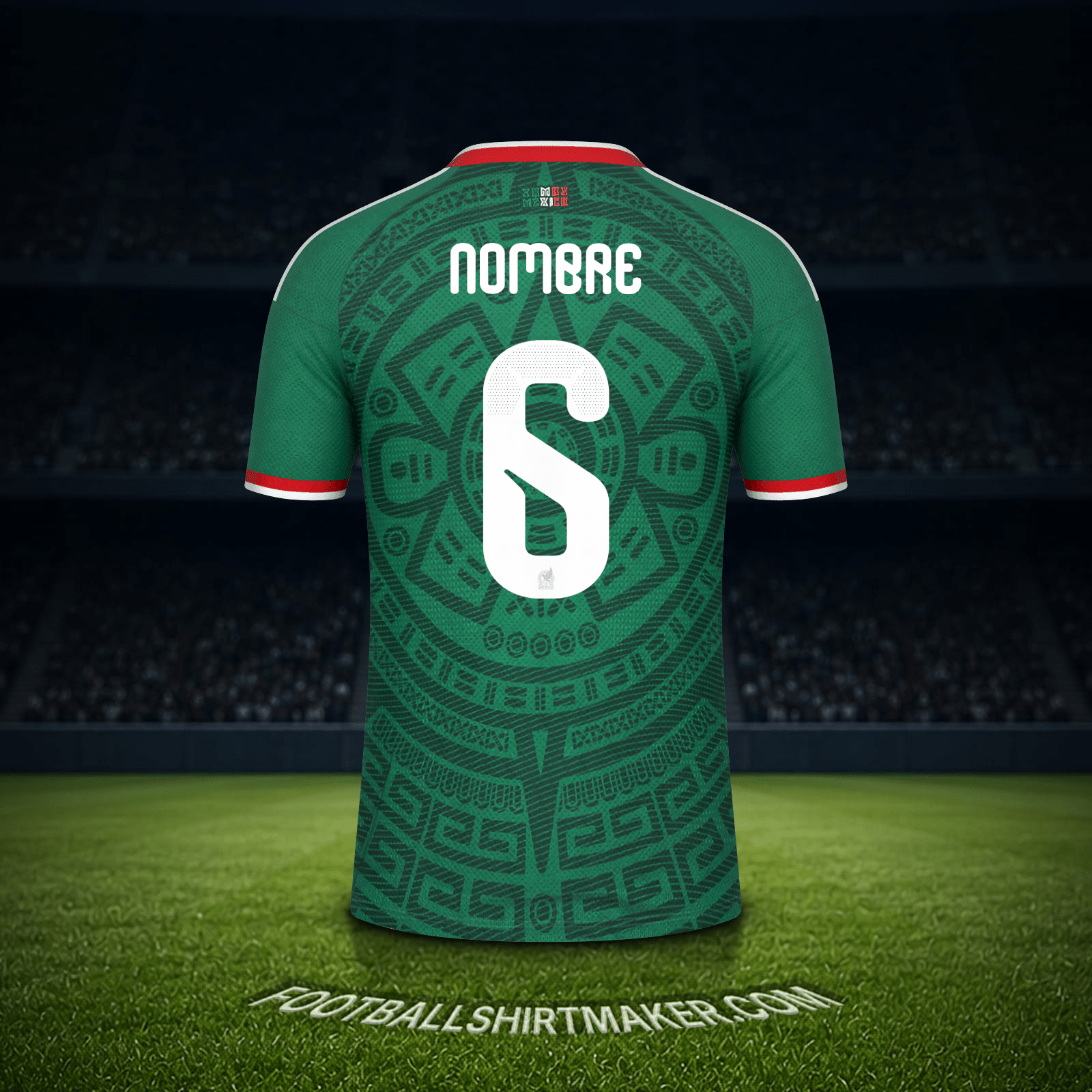 Camiseta Mexico Mundial 2026 -  nombre - 6