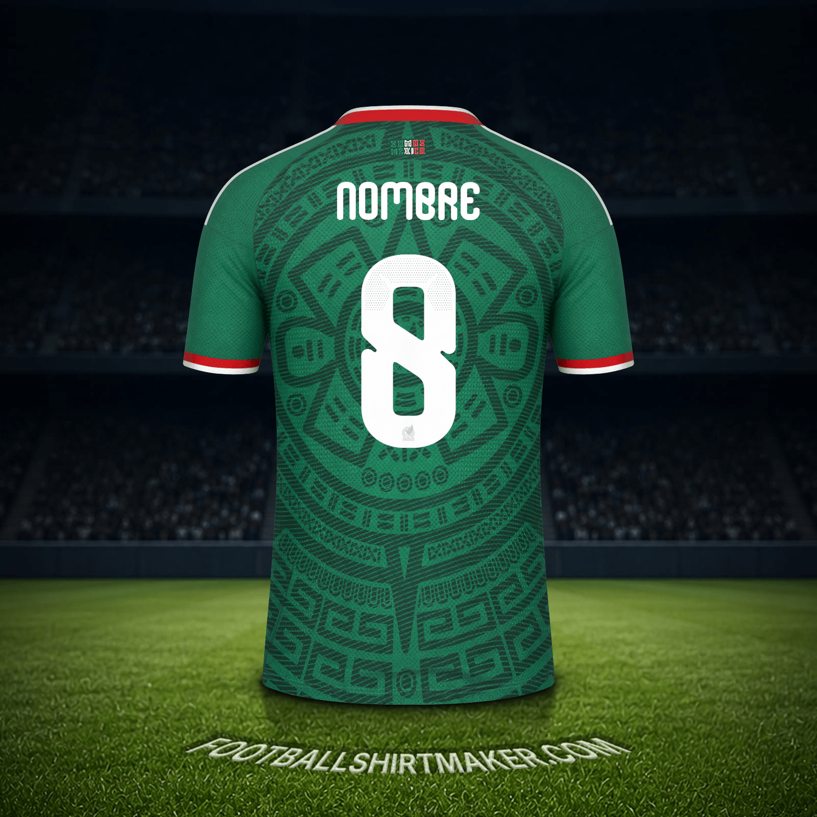Camiseta Mexico Mundial 2026 -  nombre - 8