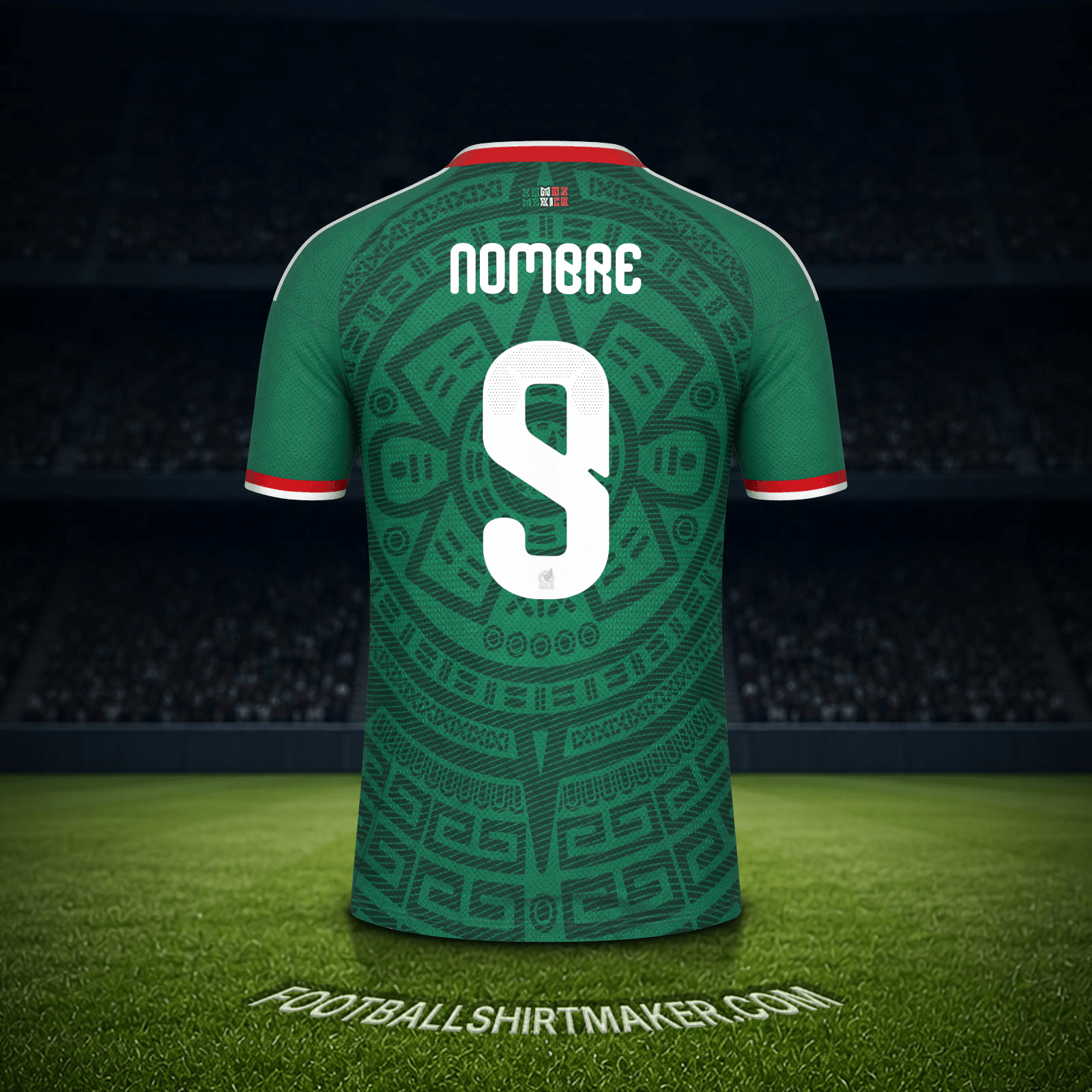 Camiseta Mexico Mundial 2026 -  nombre - 9