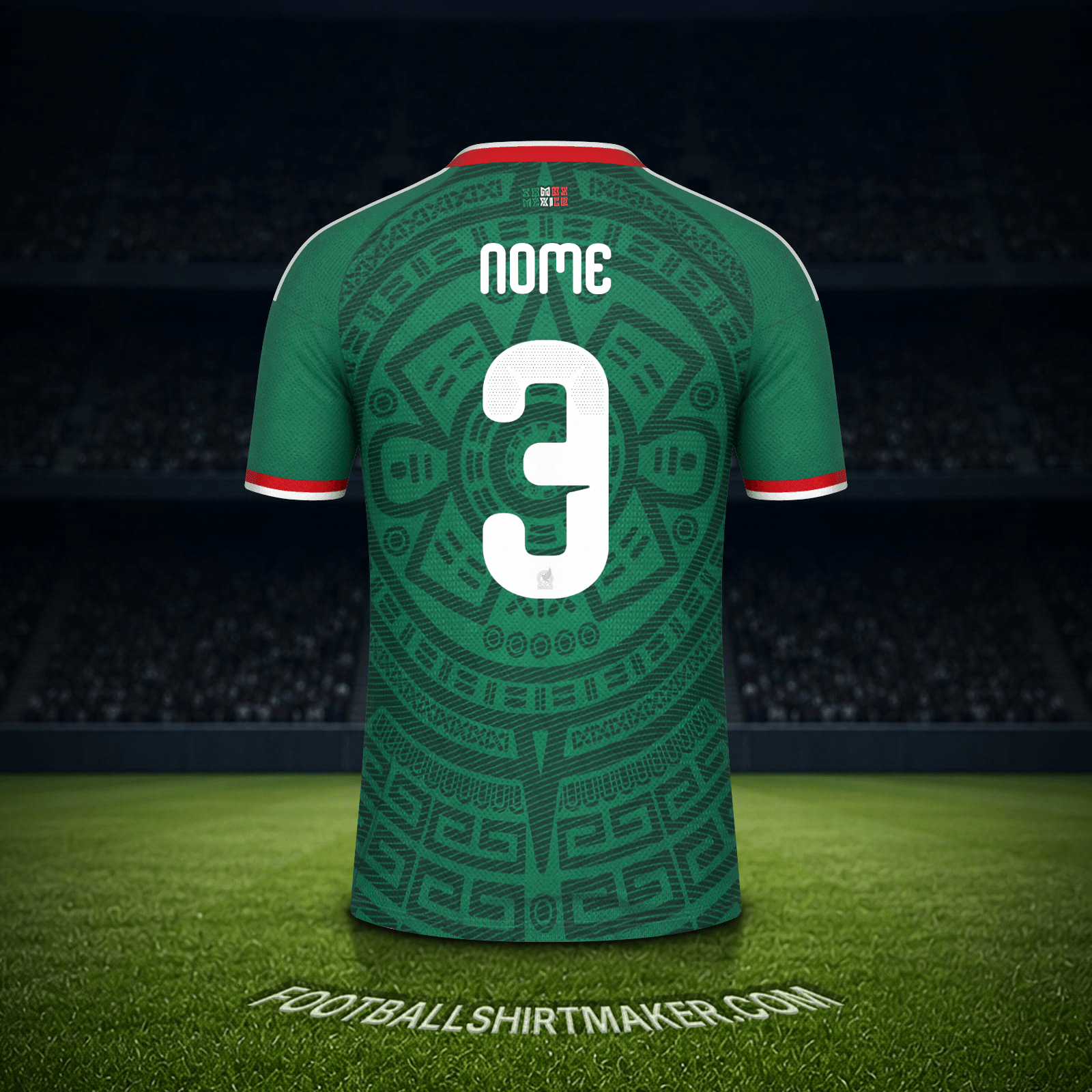 Maglia Messico Mondiali 2026 -  nome - 3