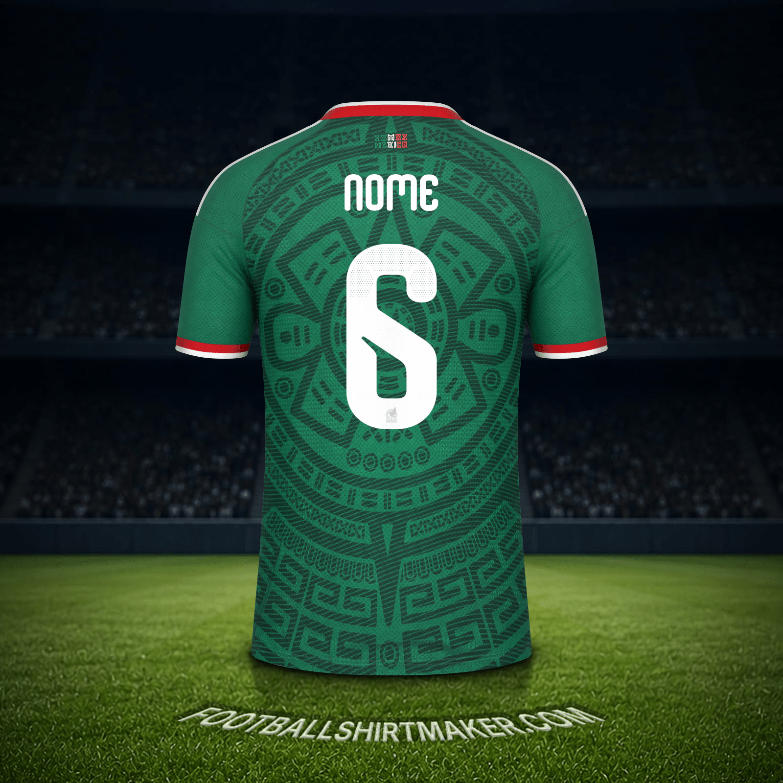 Camisola México Copa do Mundo 2026 -  nome - 6
