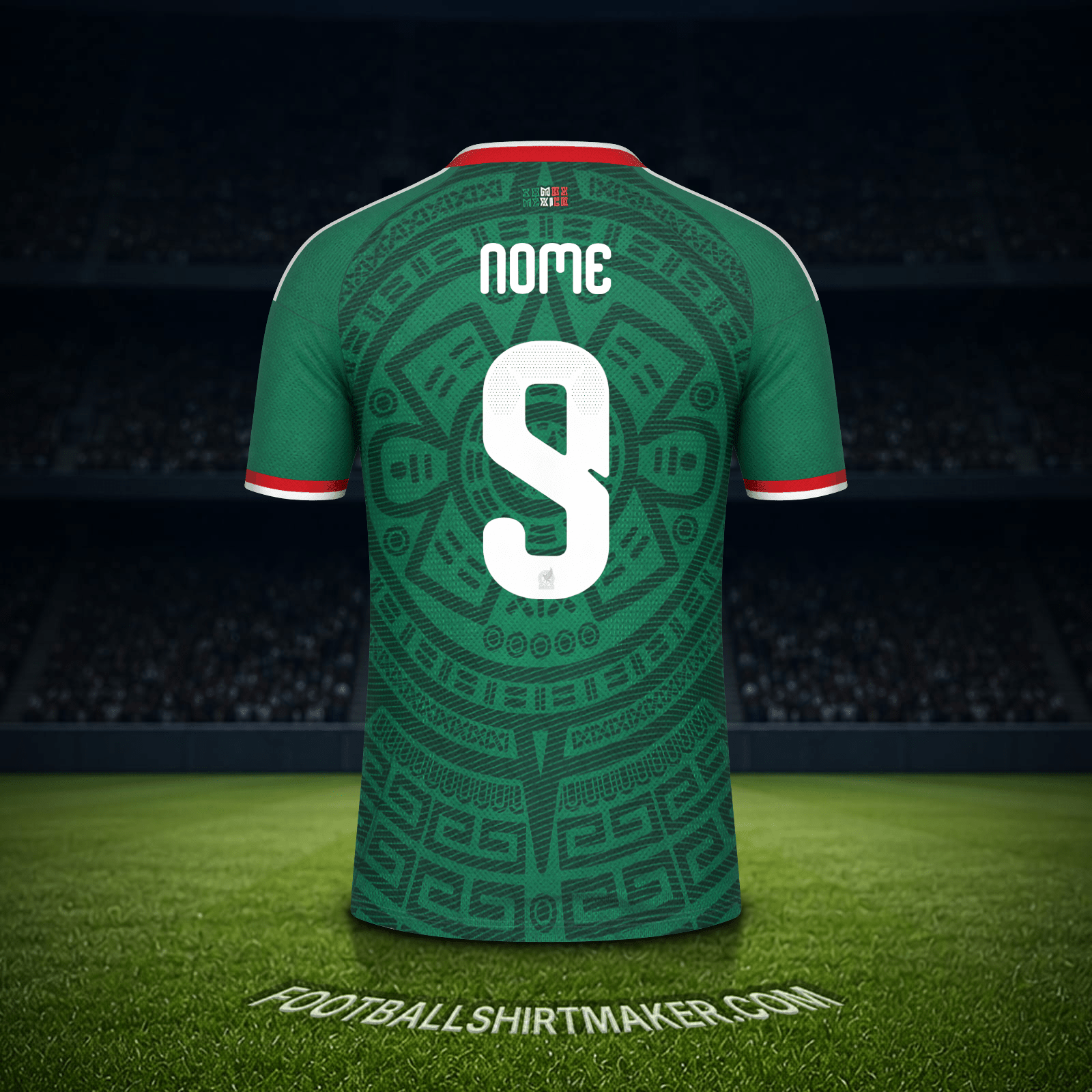Maglia Messico Mondiali 2026 -  nome - 9