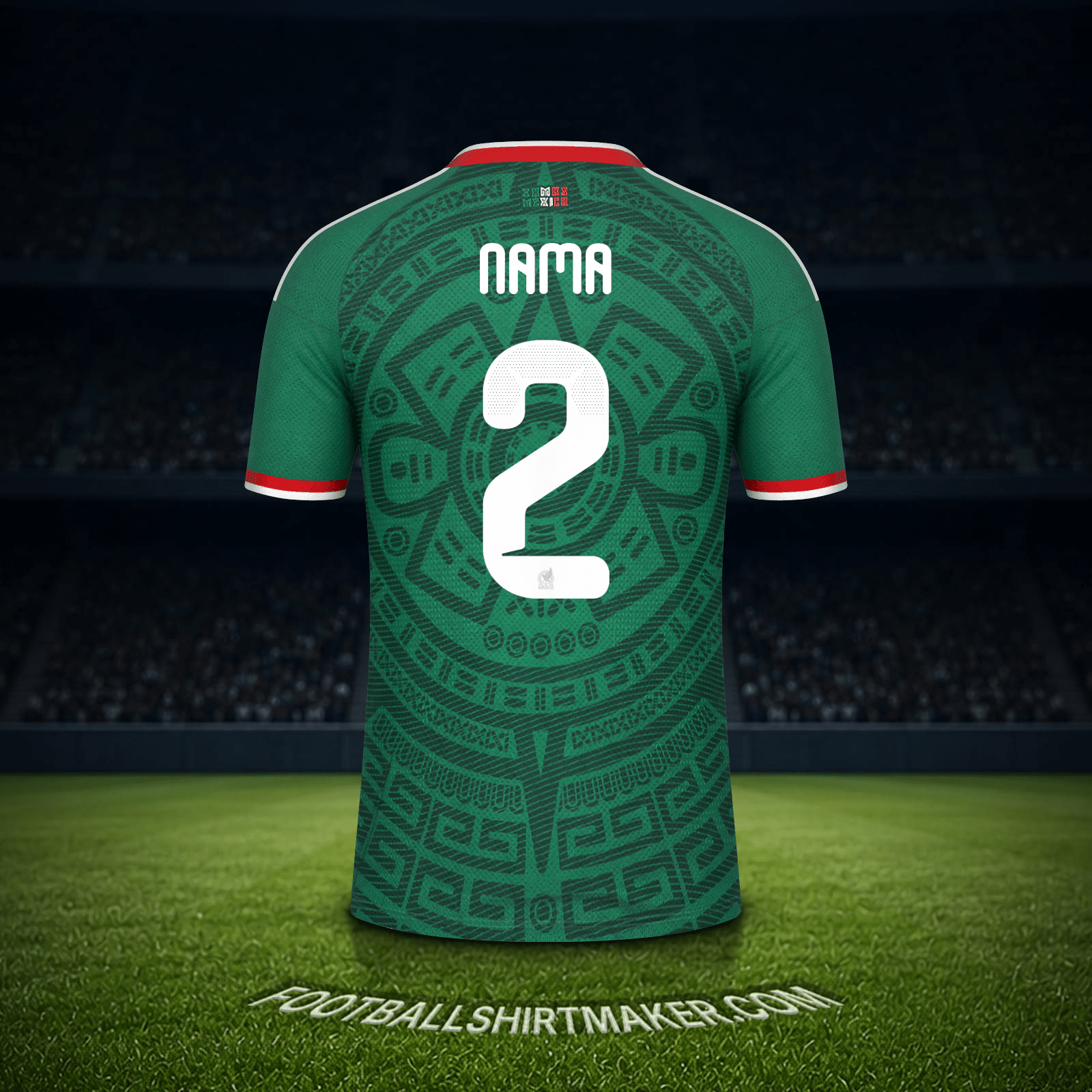 Jersey Meksiko Piala Dunia 2026 -  nama - 2