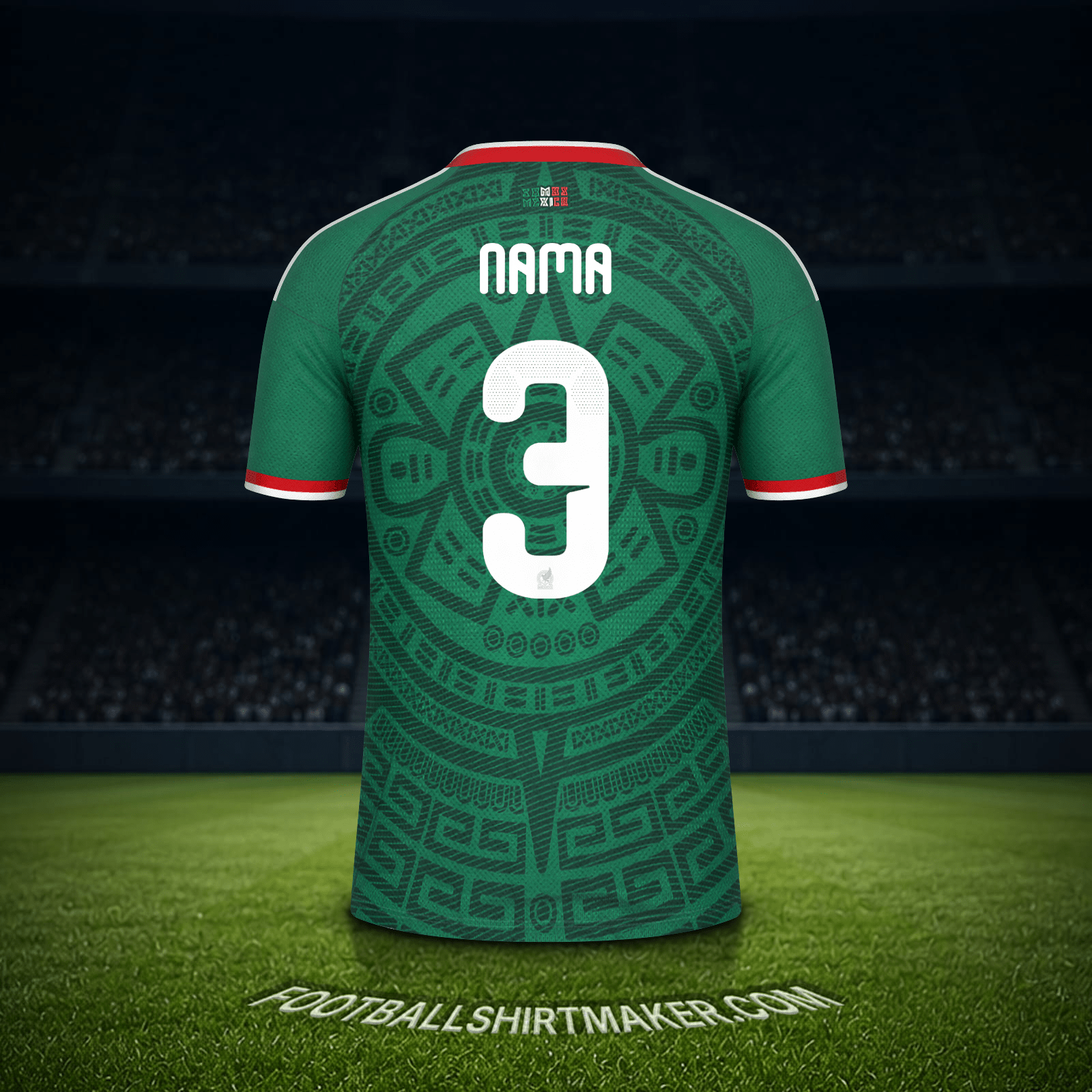Jersey Meksiko Piala Dunia 2026 -  nama - 3