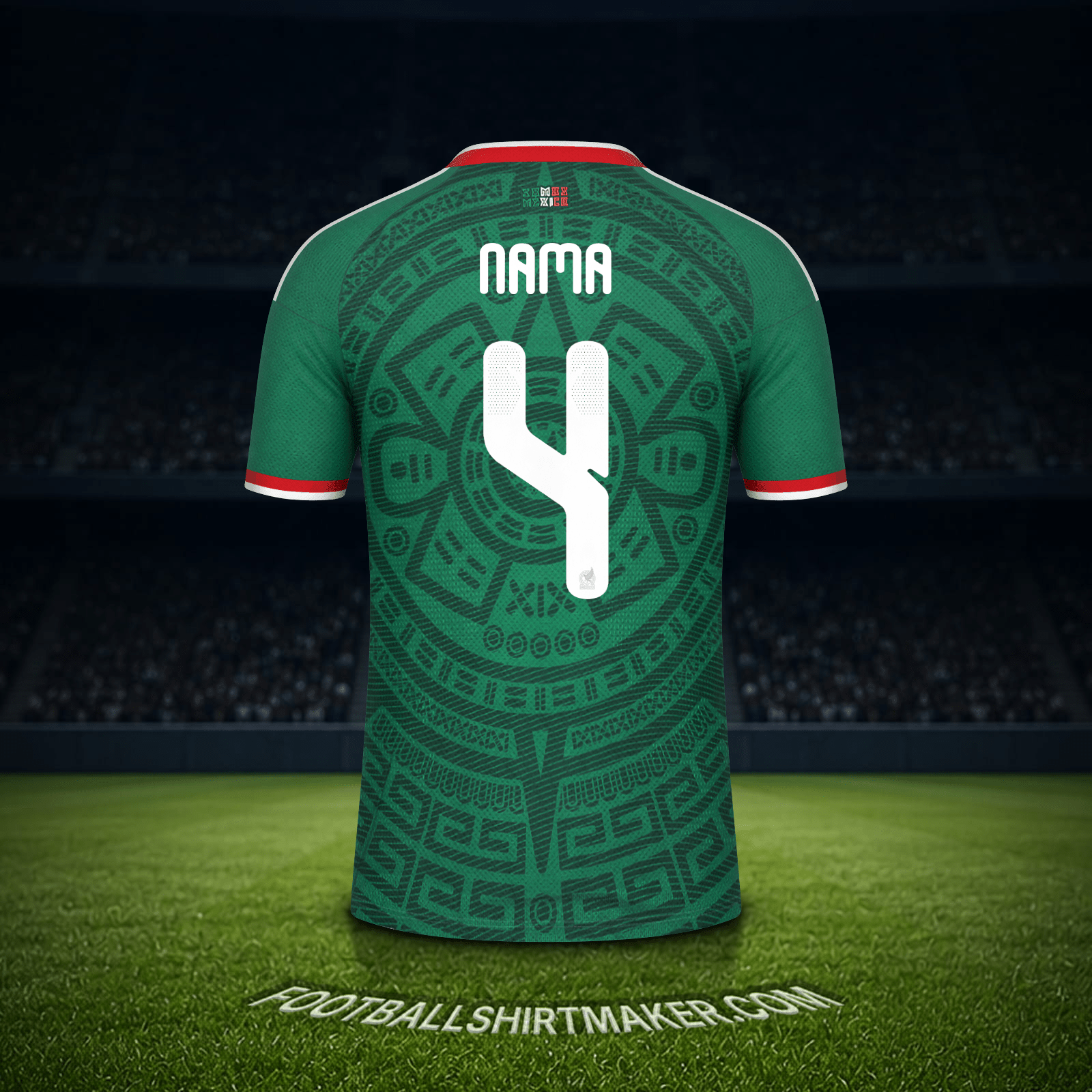 Jersey Meksiko Piala Dunia 2026 -  nama - 4
