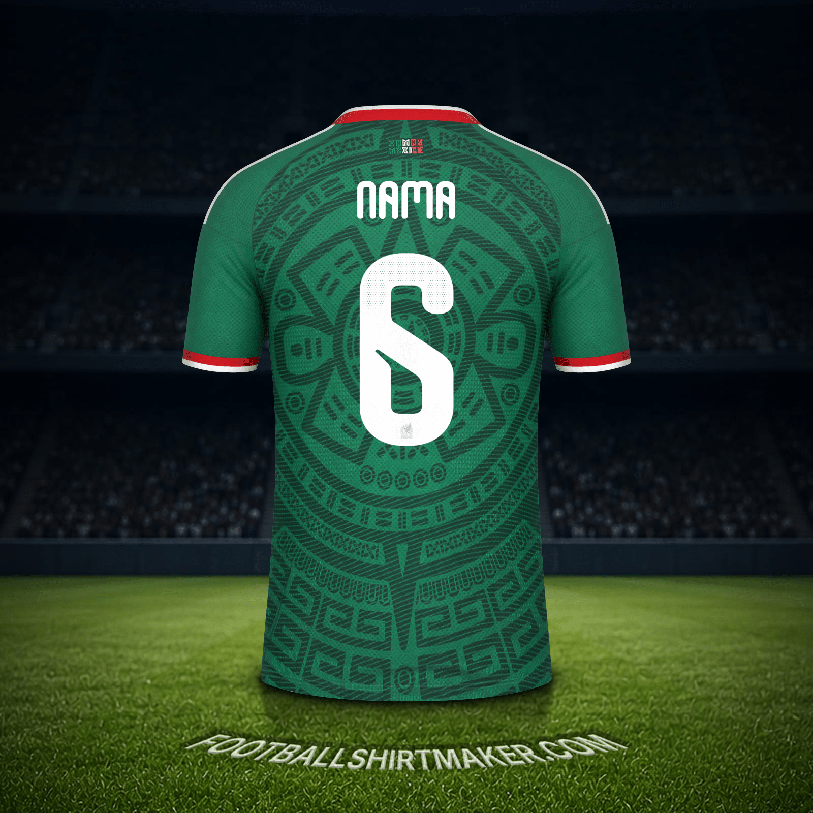 Jersey Meksiko Piala Dunia 2026 -  nama - 6