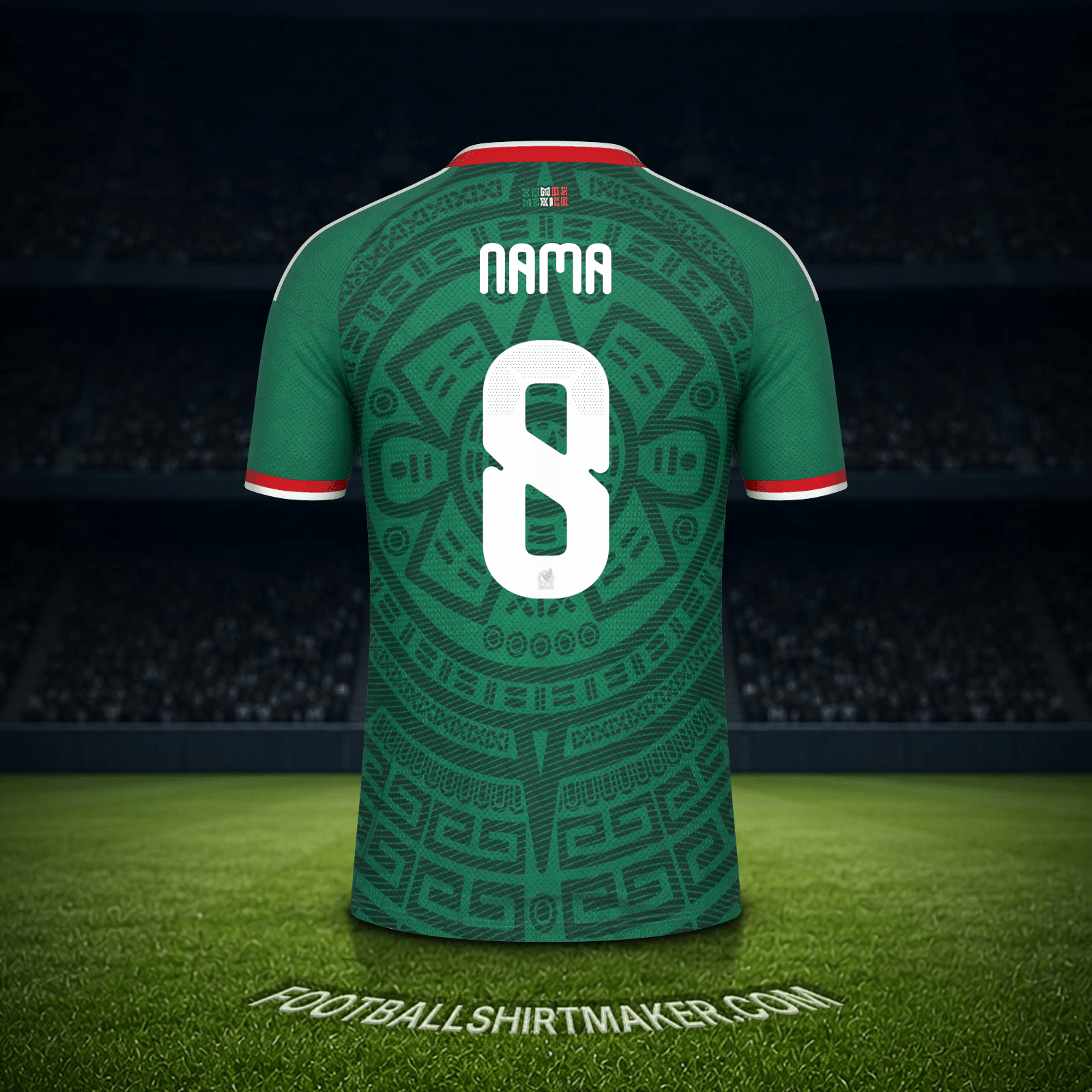Jersey Meksiko Piala Dunia 2026 -  nama - 8