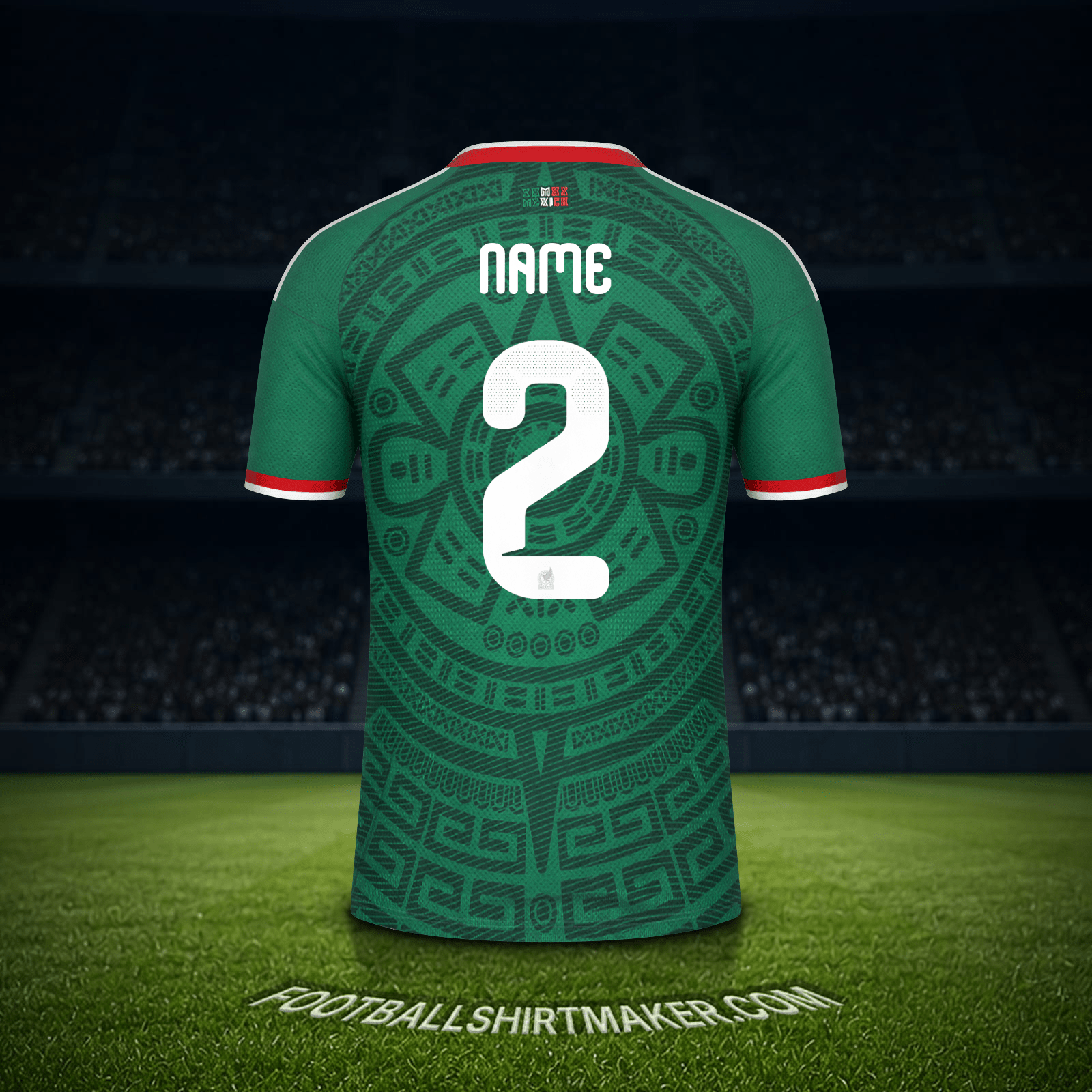 Trikot Mexiko Weltmeisterschaft 2026 -  name - 2