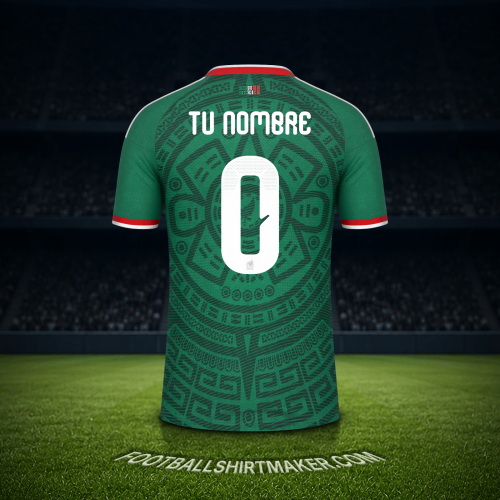 Camiseta Mexico Mundial 2026 -  tu nombre - 0