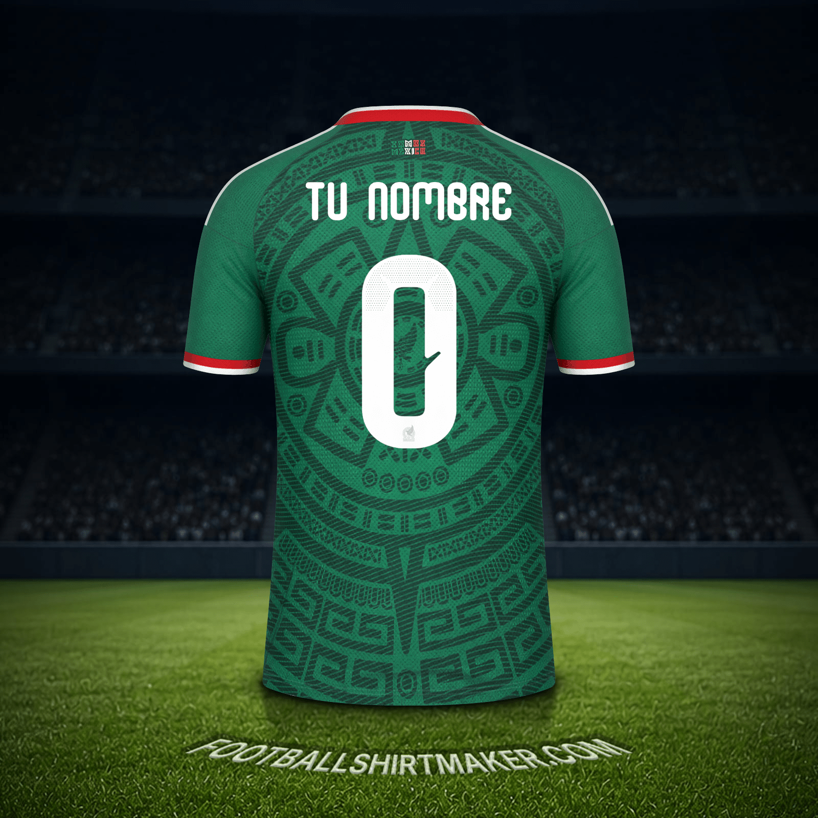 Jersey Mexico Mundial 2026 -  tu nombre - 0