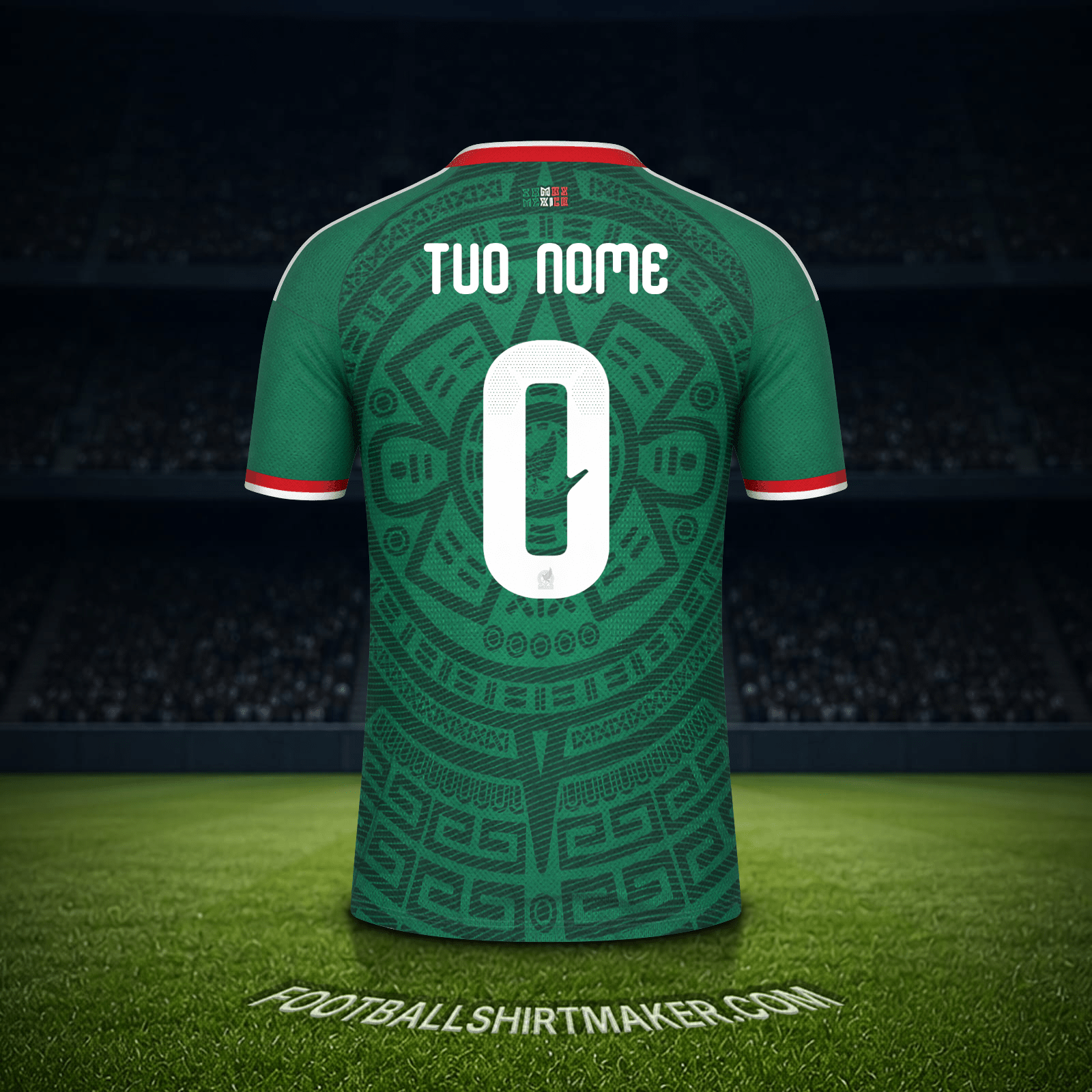Maglia Messico Mondiali 2026 -  tuo nome - 0