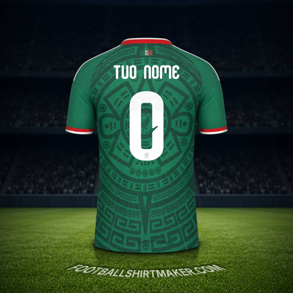 Maglia Messico Mondiali 2026 -  tuo nome - 0