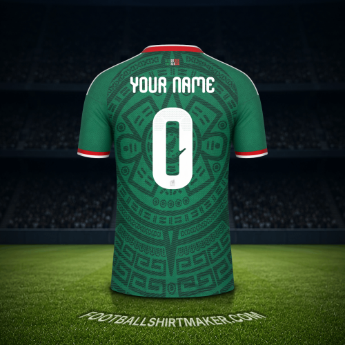 Jersey Mexico World Cup 2026 -  your name - 0
