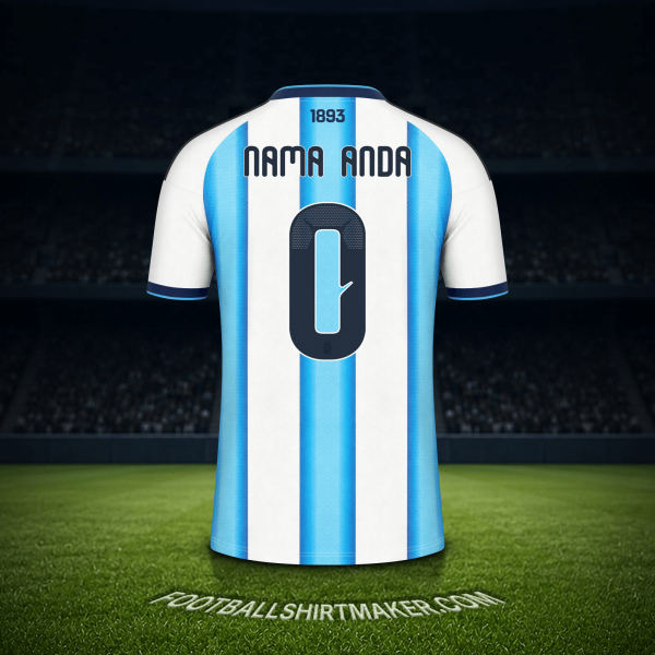 Jersey Argentina Piala Dunia 2026 -  nama anda - 0