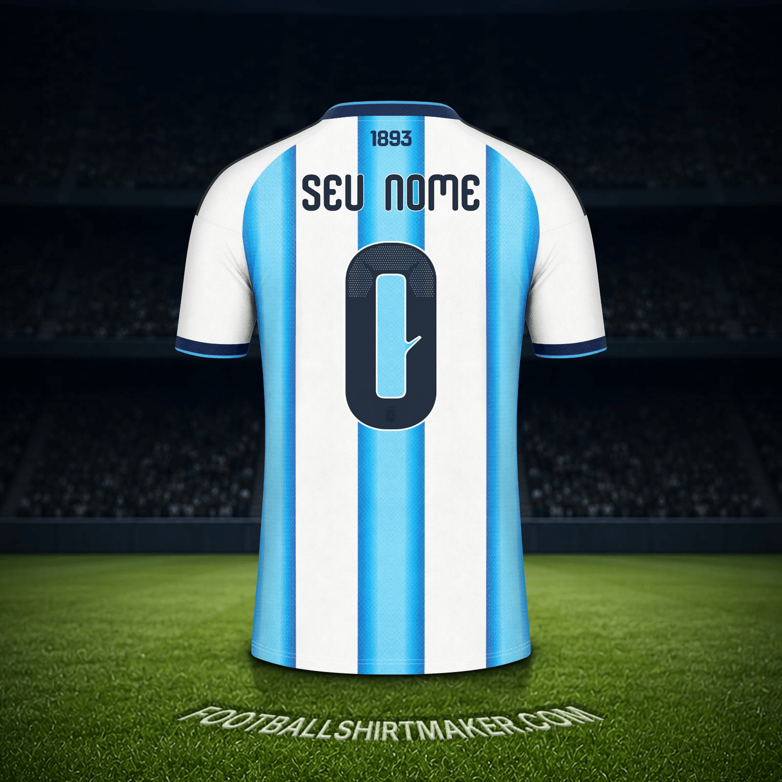 Camisa Argentina Copa do Mundo 2026 -  seu nome - 0