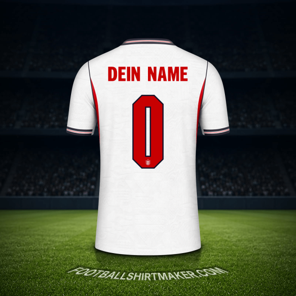 Trikot England Weltmeisterschaft 2026 -  dein name - 0