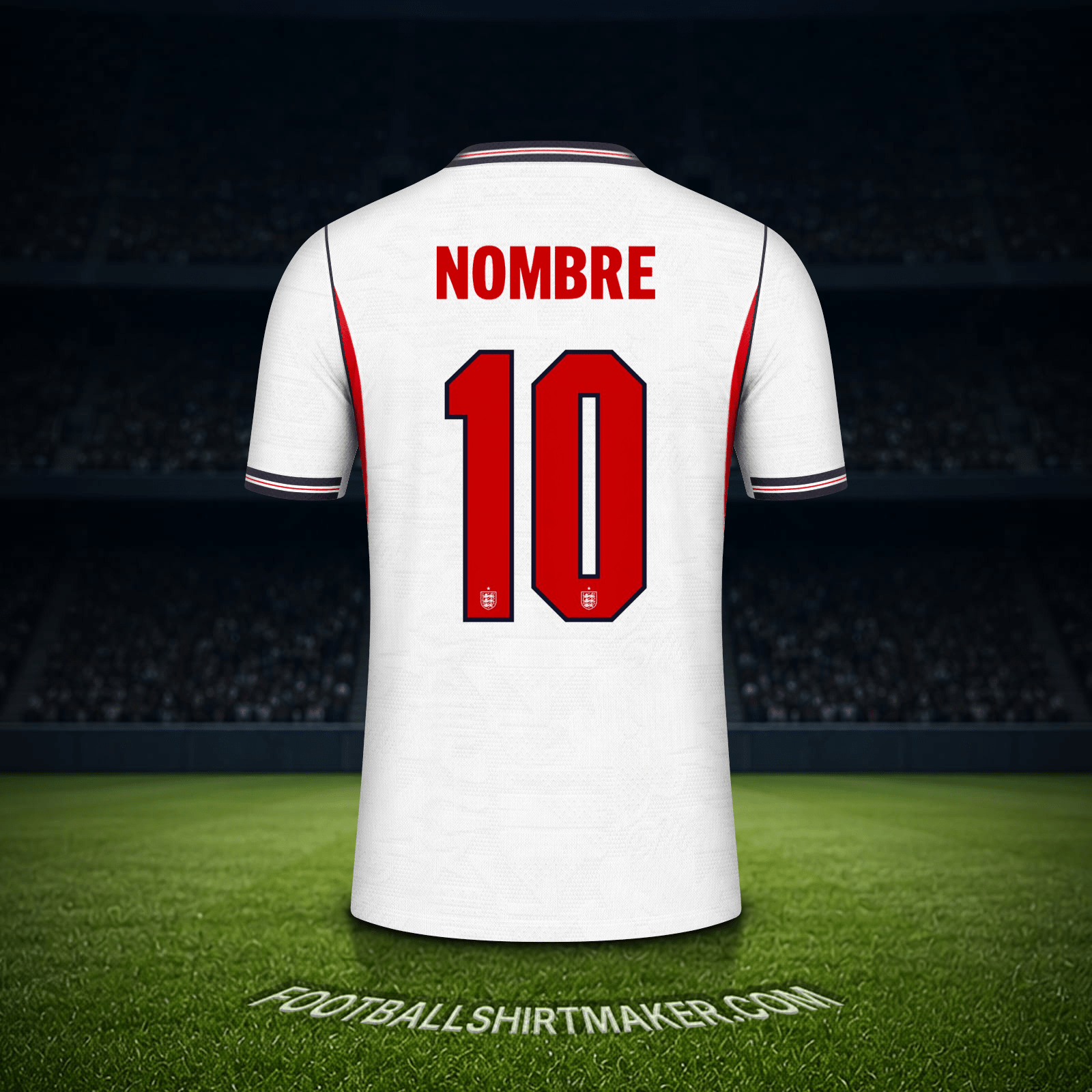 Jersey Inglaterra Mundial 2026 -  nombre - 10