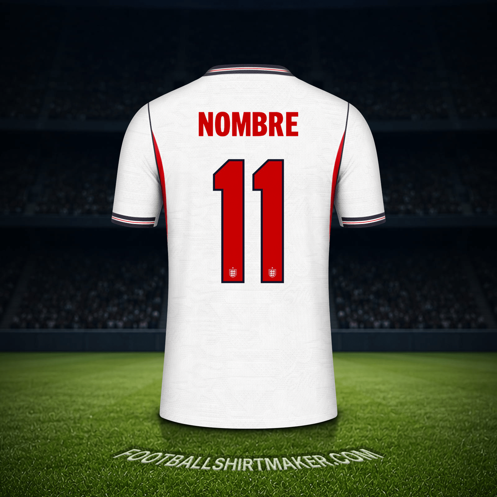 Jersey Inglaterra Mundial 2026 -  nombre - 11