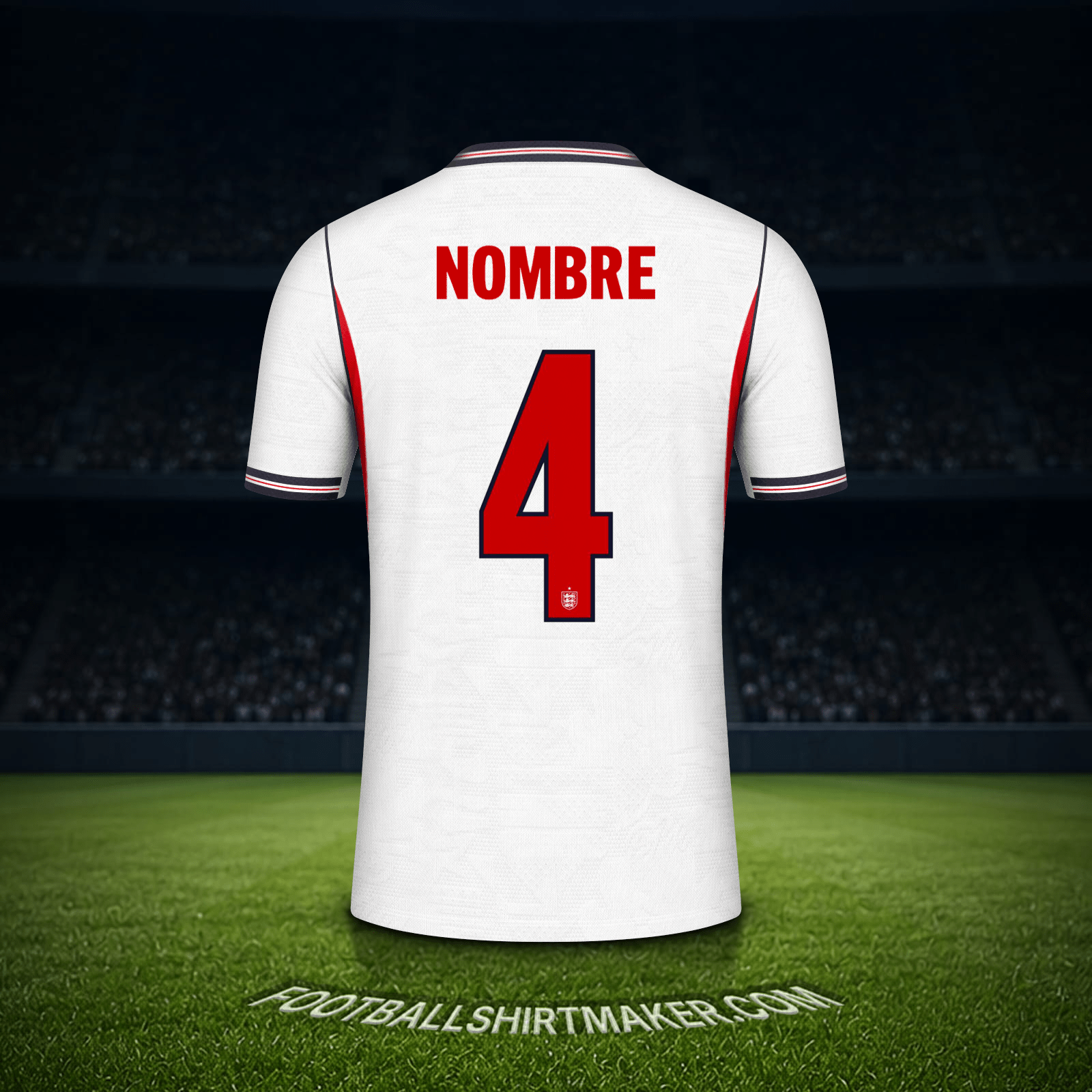 Camiseta Inglaterra Mundial 2026 -  nombre - 4