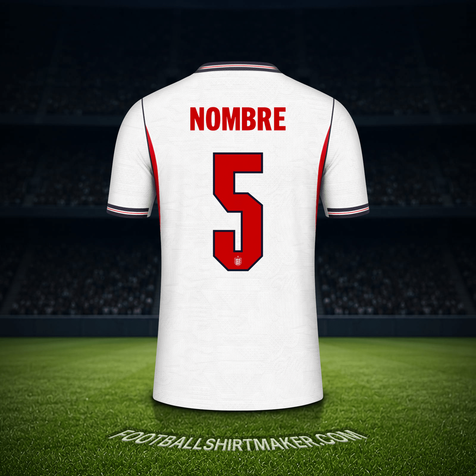 Jersey Inglaterra Mundial 2026 -  nombre - 5