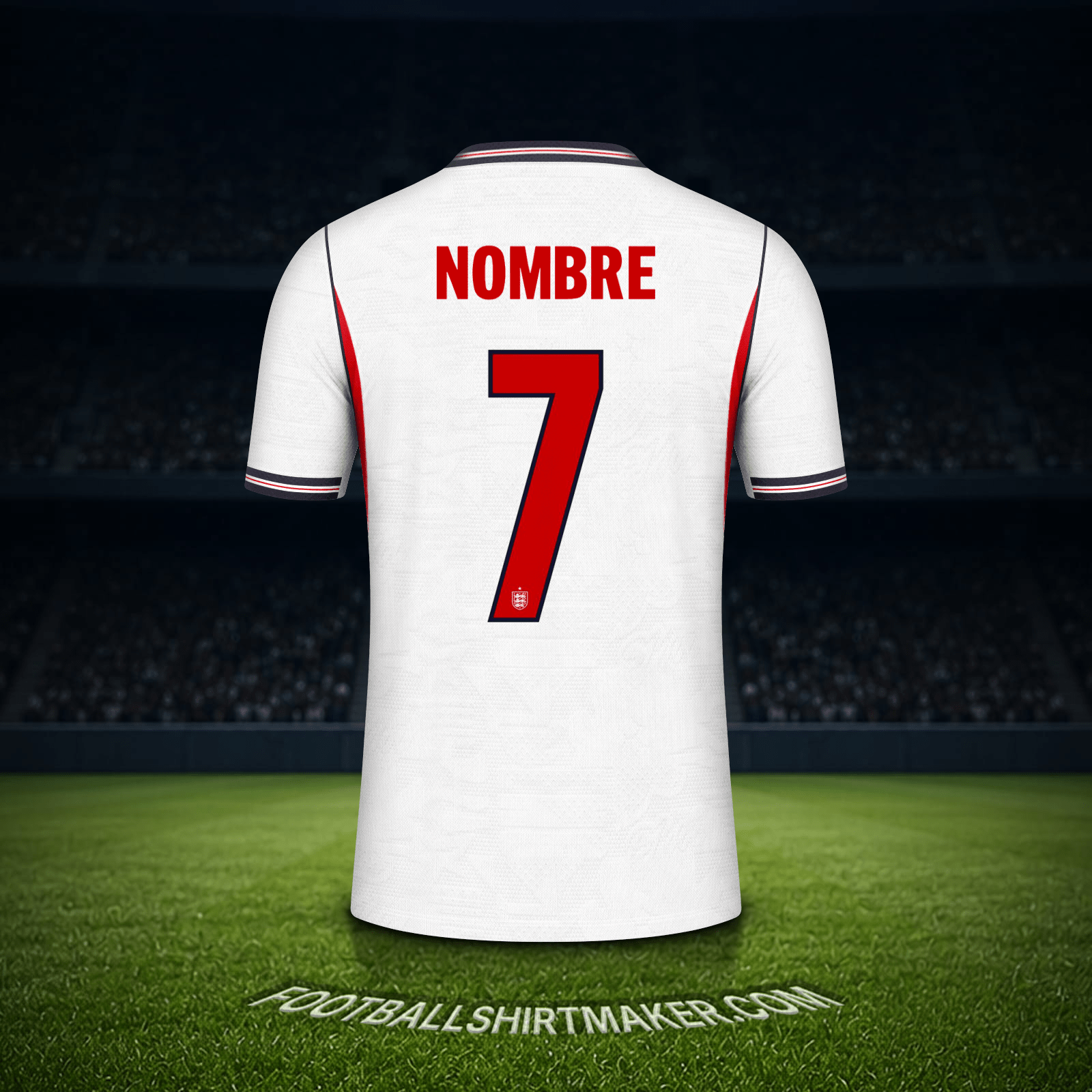Jersey Inglaterra Mundial 2026 -  nombre - 7