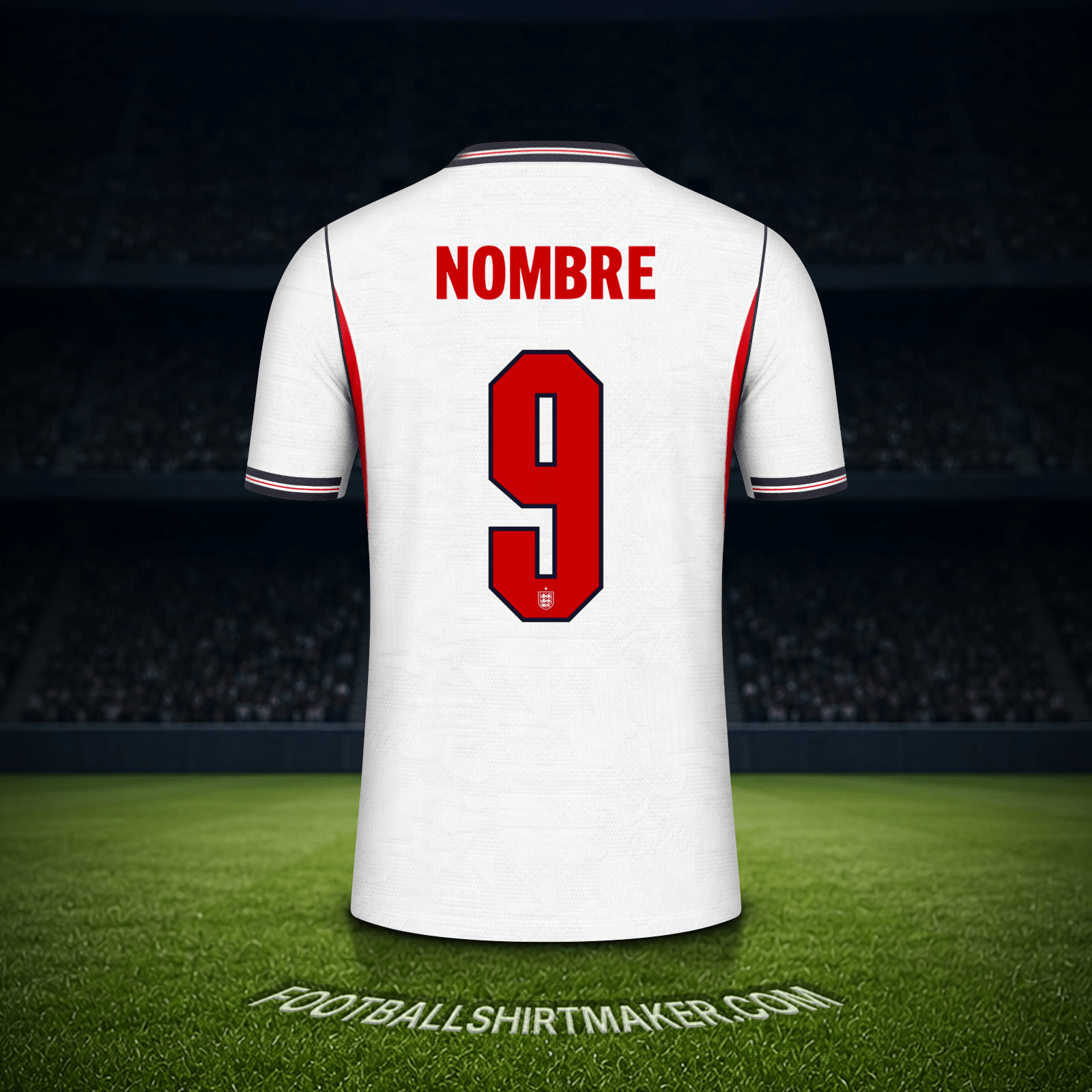 Camiseta Inglaterra Mundial 2026 -  nombre - 9