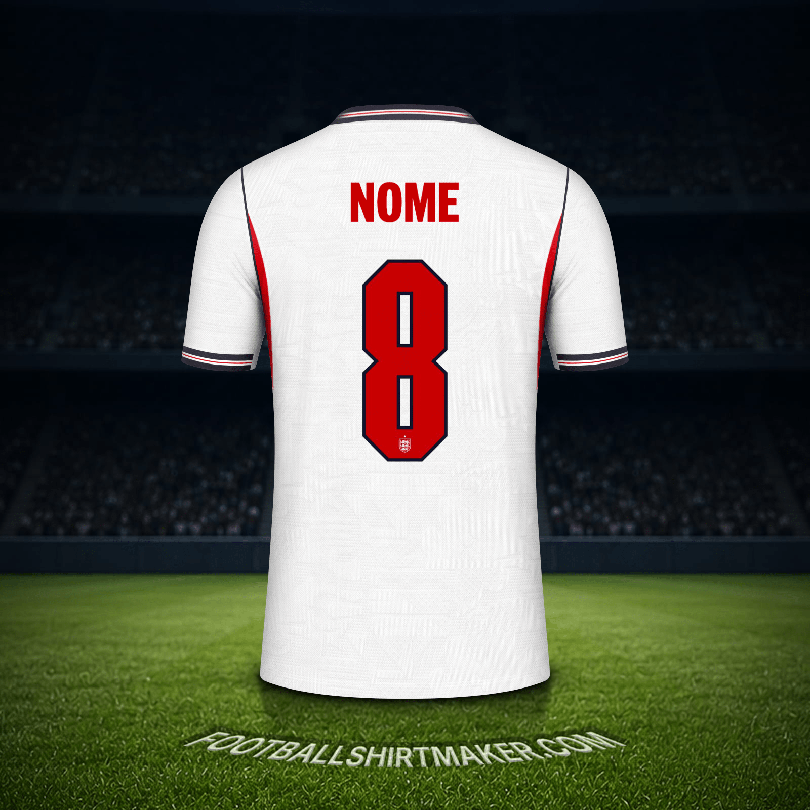 Camisola Inglaterra Copa do Mundo 2026 -  nome - 8