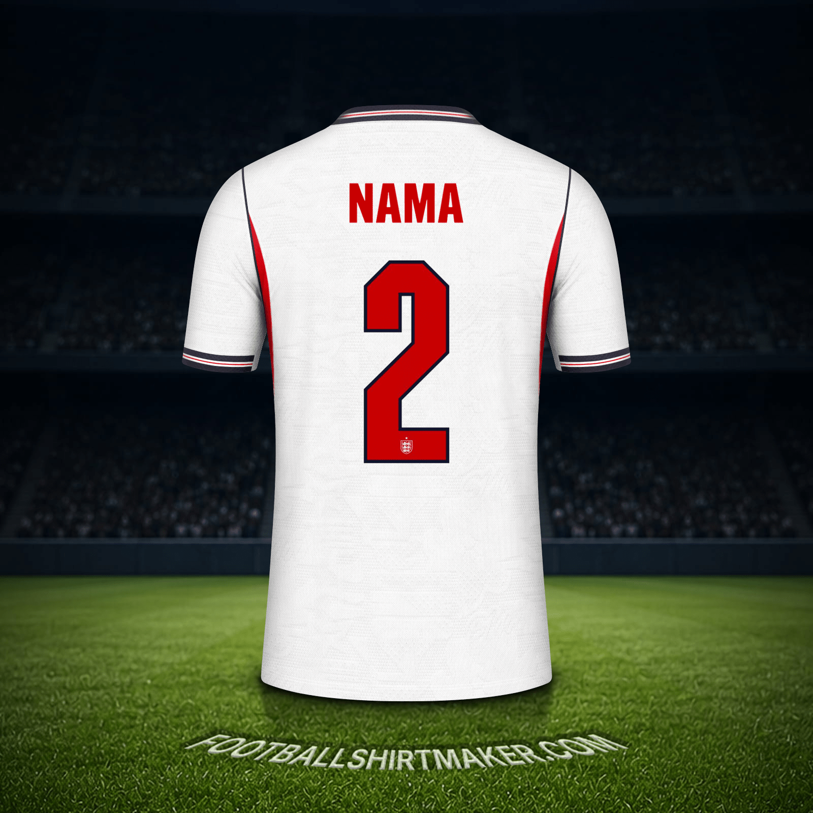 Jersey Inggris Piala Dunia 2026 -  nama - 2