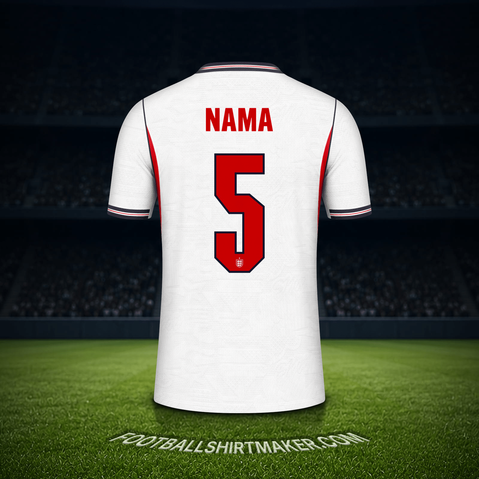 Jersey Inggris Piala Dunia 2026 -  nama - 5