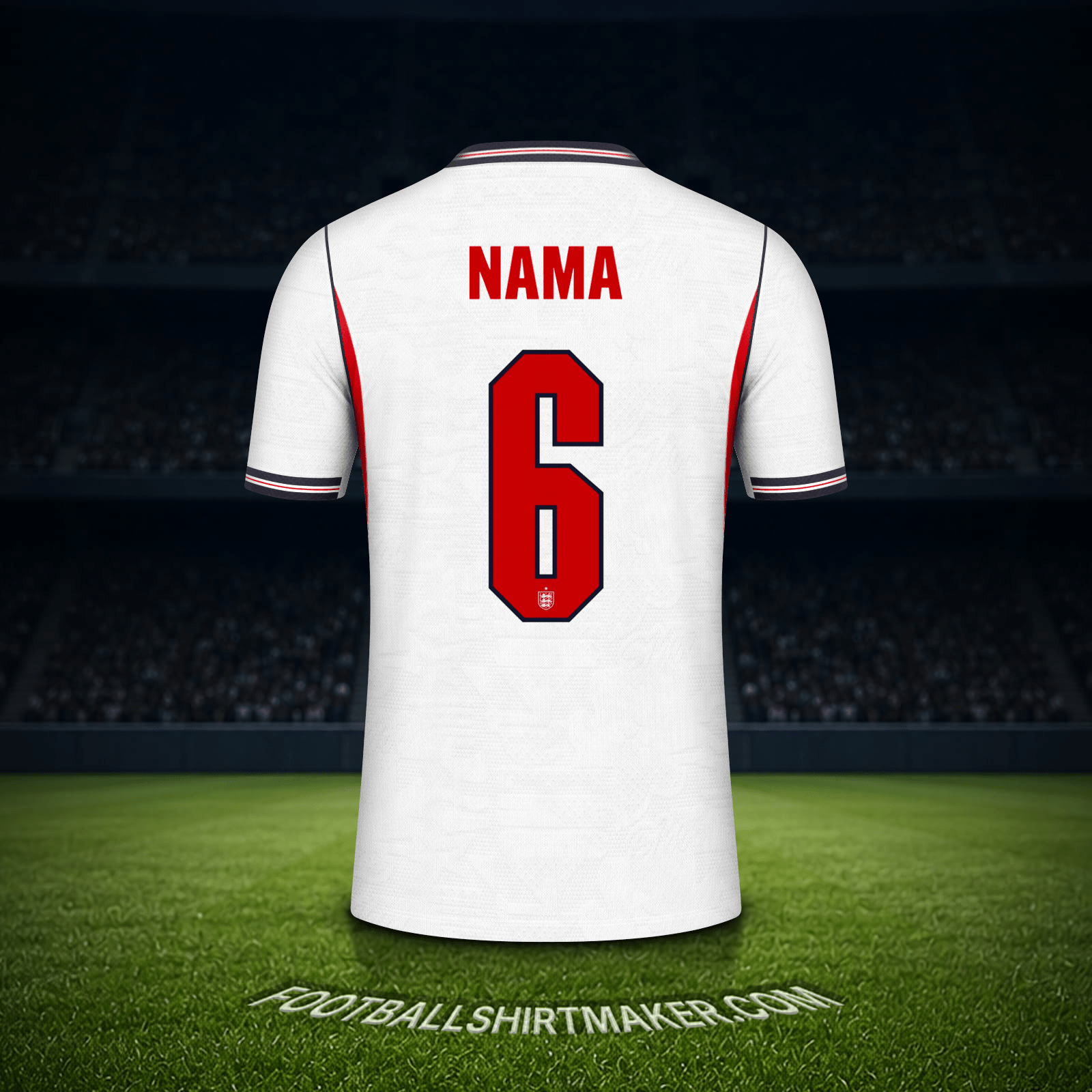 Jersey Inggris Piala Dunia 2026 -  nama - 6