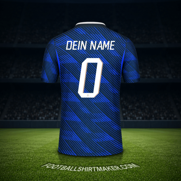 Trikot Frankreich Weltmeisterschaft 2026 -  dein name - 0
