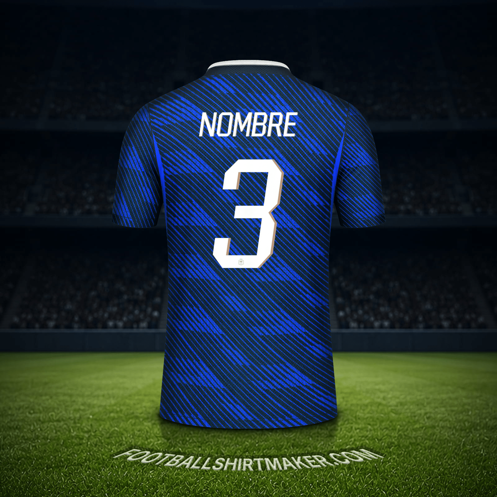 Jersey Francia Mundial 2026 -  nombre - 3
