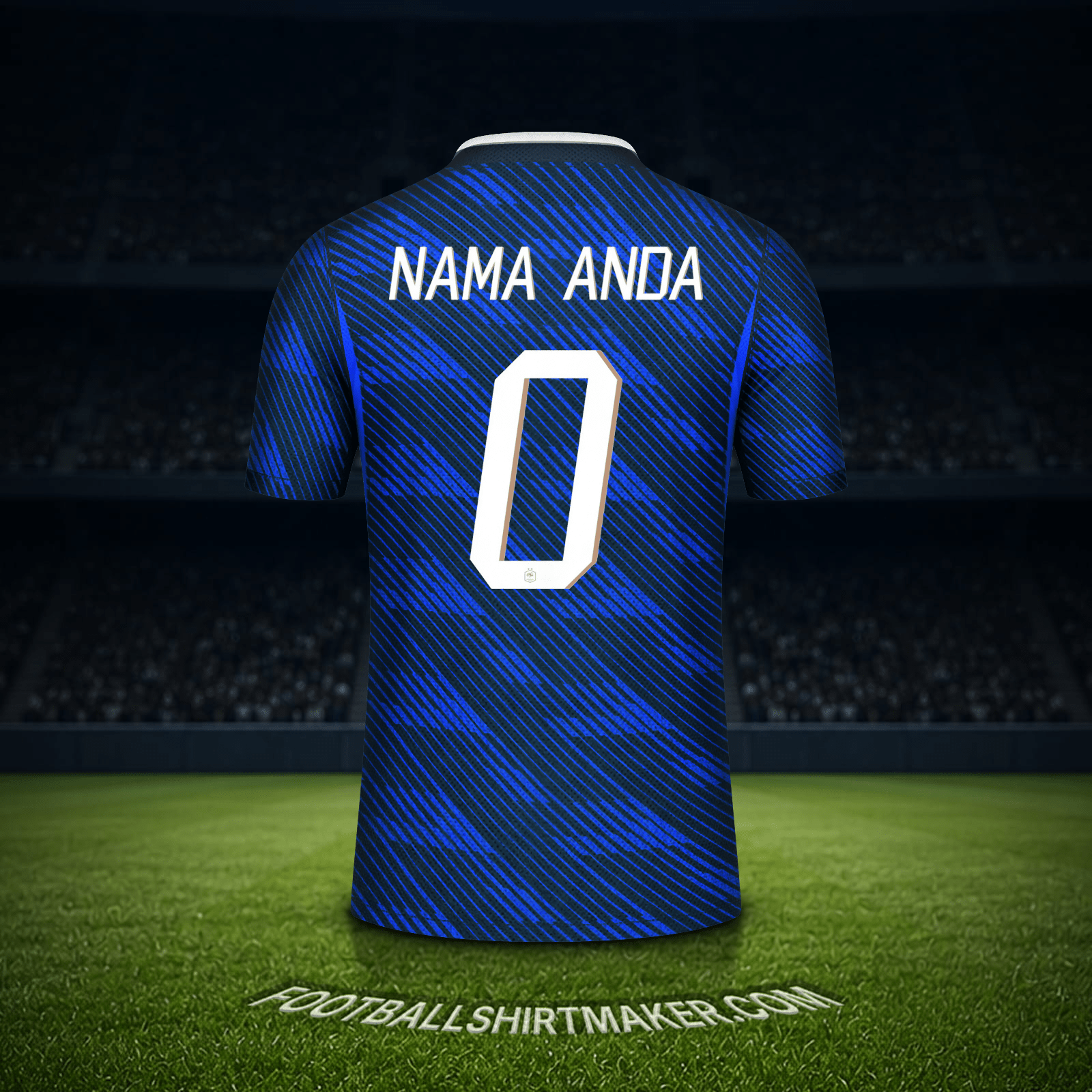 Jersey Prancis Piala Dunia 2026 -  nama anda - 0